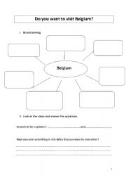 English Worksheet: Belgium  ( Linked with the powerpoint about Belgium)