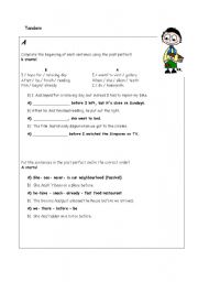 English worksheet: Past Participle