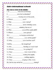 English Worksheet: past simple