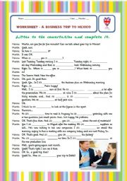 English Worksheet: LISTENING comprehension exercise with AUDIO link, ONLINE exercises - 1/2