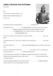 English Worksheet: The Wonderful Wizard of Oz - 2