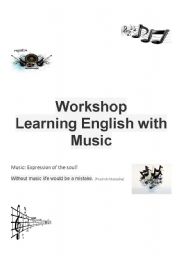 English Worksheet: Workshop
