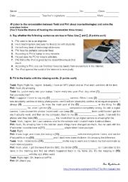 English Worksheet: gadgets - listening test