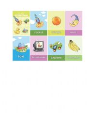 English Worksheet: flashcards,vocabulary