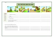 English Worksheet: The tortoise and the hare