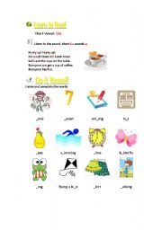 English worksheet: A Series of Phonics Printables Unit 4 (2)