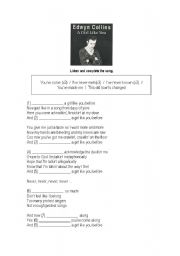 English worksheet: Edwyn Collins - A Girl Like you