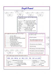 English Worksheet: Simple Present