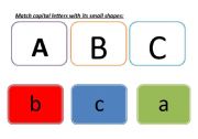 English worksheet: Alphabets game