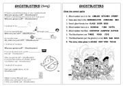 English Worksheet: Ghostbusters 1