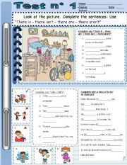 English Worksheet: Revision worksheet