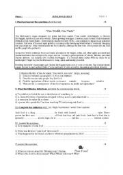 English Worksheet: JUNK FOOD TEST