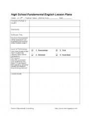 English worksheet: Lesson Plans for The Curcible