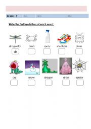 English Worksheet: Phonics