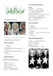 English Worksheet: MADONNA 