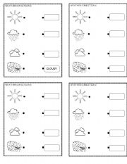 English Worksheet: weather conditions