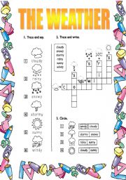 English Worksheet: THE WEATHER