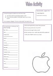 English worksheet: Steve Jobs