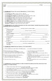 English Worksheet: Conditional worksheet