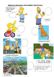 English Worksheet: personal pronouns