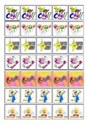 English Worksheet: AWARD STICKERS II