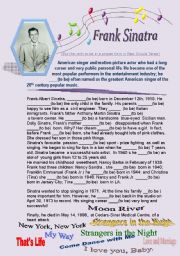 English Worksheet: Frank Sinatra