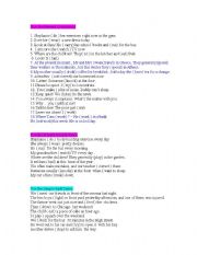 English Worksheet: Present Simple, Present Continuous, Past Simple, Modals