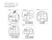 English Worksheet: The vowels