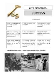 Lets talk about SUCCESS - conversation cards 