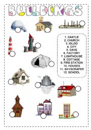 English Worksheet: BUILDINGS PART 2