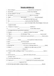 English Worksheet: Verb tenses review