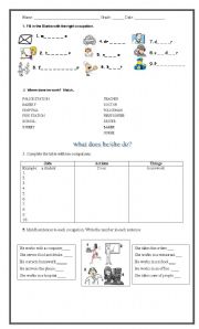 English worksheet: Occupation workshop 