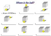 English Worksheet: Prepositions of Place