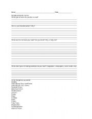 English Worksheet: Practica
