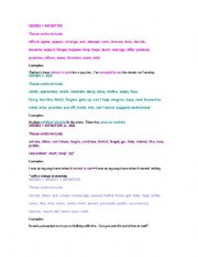 English Worksheet: verb constructions