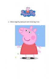 English Worksheet: Peppa Pig 