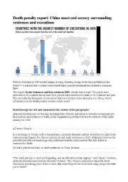 English Worksheet: Death penalty discussion