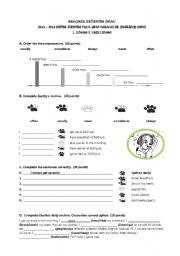 English Worksheet: 6.snf yazl