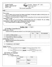 English Worksheet:  Planning for a visit 