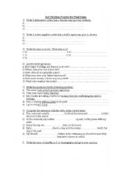 English worksheet: 2nd children practice