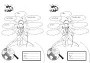 English Worksheet: All About me - Little Prince