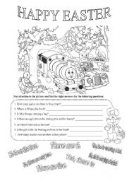 English Worksheet: happy Easter