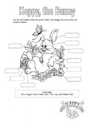 English Worksheet: Body Parts  