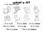 English Worksheet: what is it