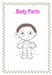 English worksheet: Body Parts