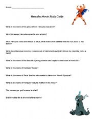 Hercules movie Questions and short answer