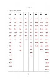 English Worksheet: Phonics