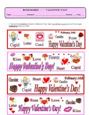 BOOKMARKS--- VALENTINES DAY