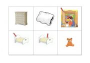 English Worksheet: Bedroom words