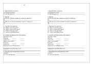 English Worksheet: 6TH GRADE VERB TO BE EXERCISES AND VOCABULARY